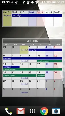 Calendar Pad android App screenshot 0