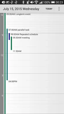 Calendar Pad android App screenshot 1